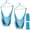 Blue, variant on Brown Hanging Hammock Chair Boho Swing 2-Pack for Indoor Outdoor Use