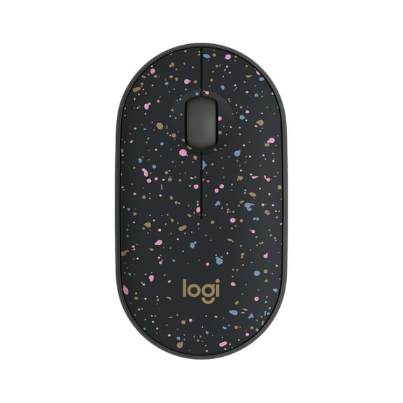 Logitech M340 Limited Edition Wireless Optical Ambidextrous Mouse with Silent Clicks, Wireless, Speckles