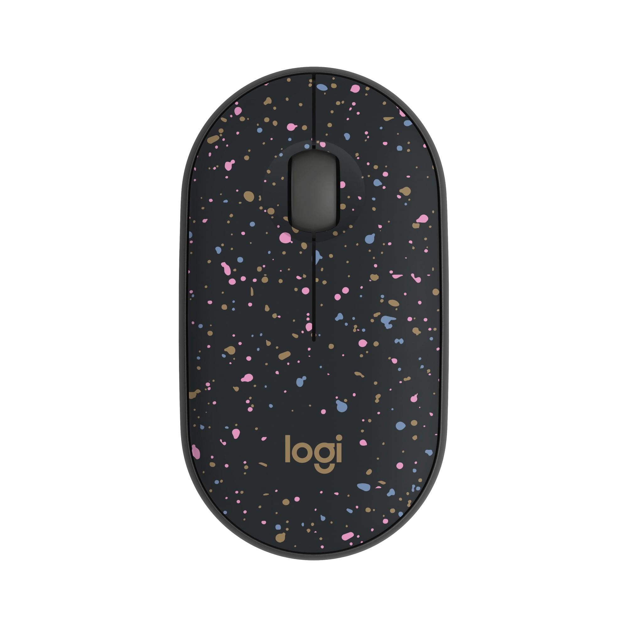 Logitech M340 Limited Edition Wireless Optical Ambidextrous Mouse with Silent Clicks Wireless Speckles