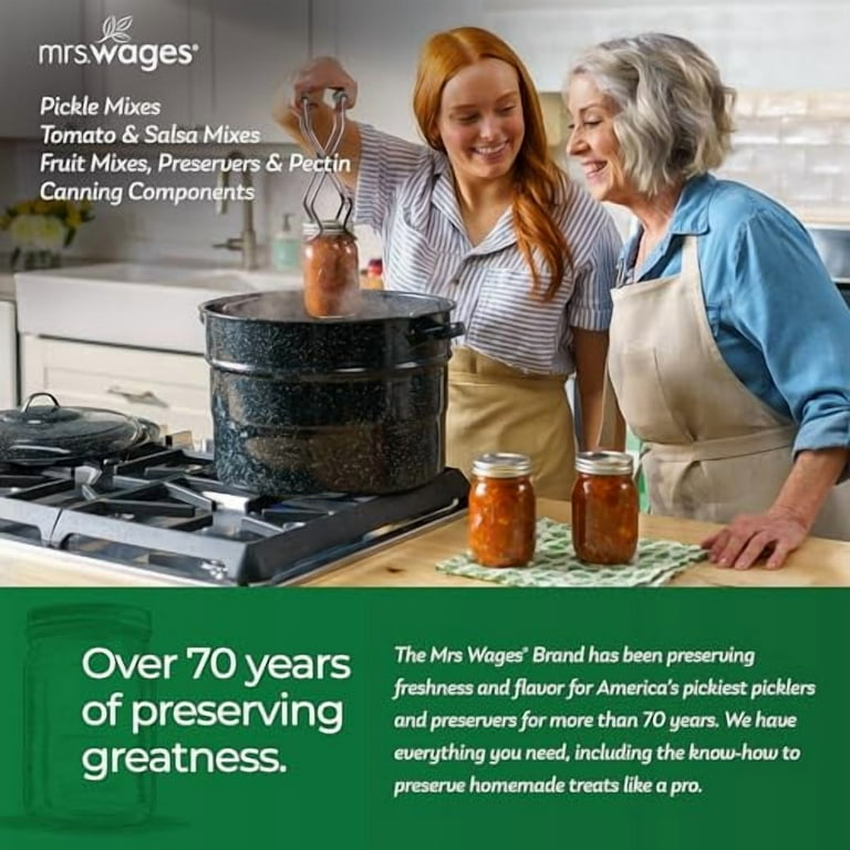Mrs. Wages Extra Crunch Pickle Seasoning Brine Mix, 5.5 Ounce