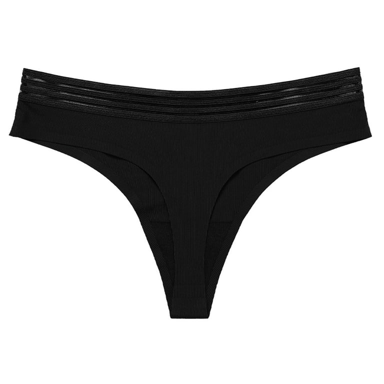 PMUYBHF Ladies Underwear Briefs Size 8 Custom Low Waist Striped Tangas No  Show Bikini Custom Thongs Women Underwear Panties Cotton Thong Cotton  Seamless Underwear Women 8.99 