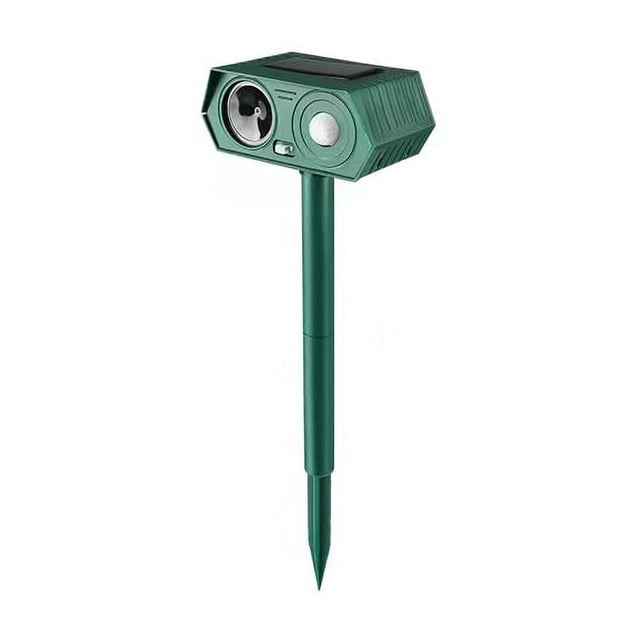 Remolque para animales con energía solar para exteriores, remolcador ultrasónico para gatos y perros, remolcador para perros con sensor infrarrojo resistente al agua