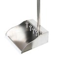 thumbnail image 1 of Dustpan MuLing de acero inoxidable con mango largo con dientes, 1 of 9