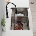 thumbnail image 3 of Kibi 36? Handcrafted Farmhouse Apron Double Bowl Stainless Steel Kitchen Sink ? K1-DF36, 3 of 3