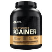 Optimum Nutrition, Pro Gainer Protein Powder, 60 g Protein, Double Chocolate, 5.09 lb, 14 Servings
