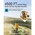 Dog Shock Collar with Remote Control - 4500FT, Dog Training Collar for ...