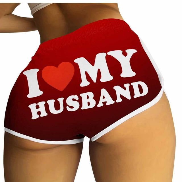 Pantalones Cortos Casuales Impresos Sueltos de Alta Cintura Shorts de Carta, Sexy Casual Blusa Y Pantalones Cortos