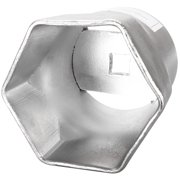 Performance Tool W83243 1/2-Inch Drive Hex Lock Nut Socket - 2-1/2 In., 1/2 In. Drive, Carbon Steel, For Axle Removal