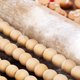 thumbnail image 4 of 9 Foot Natural Wood Bead Christmas Garland Wooden Christmas Tree Garland Perfect for Rustic Natural Country Farmhouse, 4 of 5