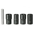 thumbnail image 2 of 5Pcs/Set Socket Kit 4 Damaged Worn Lug Nut & Lock Remover 17/19/21/22mm (Blue), 2 of 7