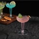 thumbnail image 3 of Vasos de acrílico desechables para margaritas, 25 piezas, vasos de plástico para champán, vasos de champán de 5 oz, vasos transparentes para mimosa, vasos de cóctel reutilizables para bodas, Navidad, 3 of 5