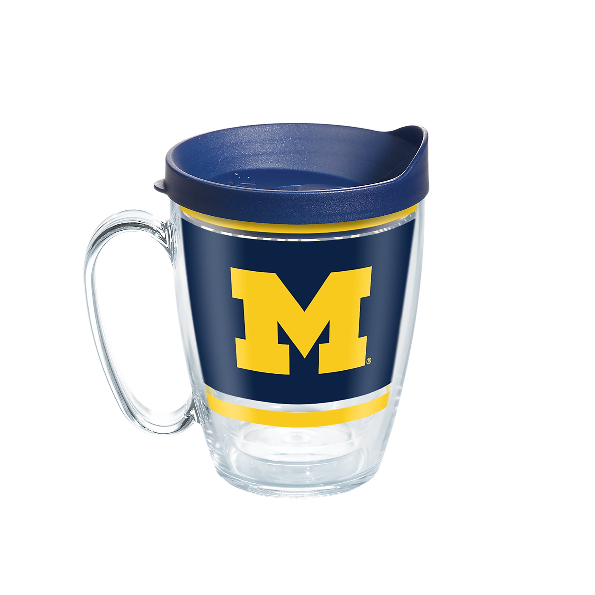 NCAA Michigan Wolverines Legend 16 oz Coffee Mug with lid - Walmart.com ...