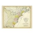 thumbnail image 6 of 1784 North America Map of United States - Vintage United States Map - History Map of North America - Vereinigte Staaten von Nord- Old Map of America Wall Art Poster, 6 of 8