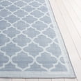 thumbnail image 3 of SAFAVIEH Arizona Shevon Trellis Polyester Machine Washable Runner Rug, Gray/Ivory, 2'6" x 8', 3 of 10