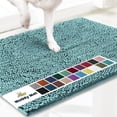 thumbnail image 1 of Muddy Mat® AS-SEEN-ON-TV Tapete para puerta y alfombra para mascotas de microfibra altamente absorbente, área lavable gruesa antideslizante y tapete de baño de chenilla suave para cocina, baño, dormit, 1 of 5