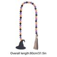 thumbnail image 3 of ABPWLY Halloween Beads String Wood Color Colorful Wood Beads Fringe String Fringe Home Decoration Pendant Clearance Fall Decorations for Home Canada Days Home and Kitchen Christmas, 3 of 6