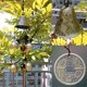 thumbnail image 5 of QPENWEI Campanas de viento de la suerte, campana Fengshui de aleación de cobre, campana de dragón, 6 campanas, campana de viento colgante para el hogar, jardín, bendición de buena suerte, 5 of 5
