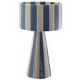 thumbnail image 6 of Modway Renae Handwoven Cotton Thread Striped Table Lamp in Capri Blue by Modway, 6 of 10