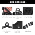 thumbnail image 4 of Arnés para perros PHOEPET, chaleco reflectante ajustable sin tirones, talla L, 4 of 7