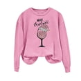 thumbnail image 2 of Qertyioot Chandail d'Hiver Mode Femme Imprimé de Noël, Manches Longues Col Rond Chaud Ample Tendance Hauts Tricotés, 2 of 4