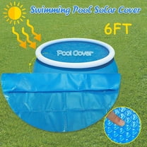 Deeceymbur Round Pool Cover Protector 6ft Foot Above Ground Blue Protection Swimming Pool