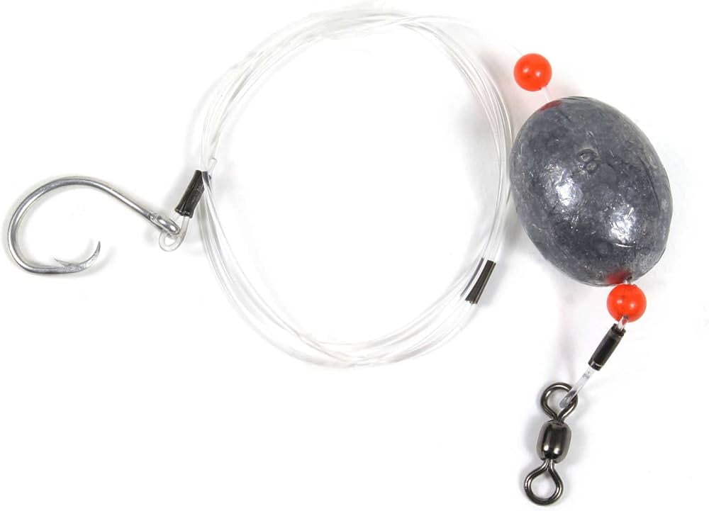 Sea Striker Grouper Rig 6oz Egg Sinker 10/0 Circle Hook