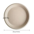 Chziua Compostable Paper Plates Heavy Duty 50 Pack Biodegradable