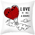 thumbnail image 2 of Housse de Coussin en Coton pour la Saint-Valentin B, 2 of 2