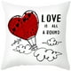 thumbnail image 2 of Fiudx Ofertas Del Día Funda De Almohada De Algodón Para El Día De San Valentín, Funda De Cojín Para La Cintura Del Sofá, 2 of 2