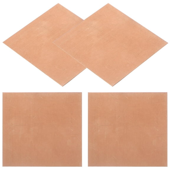 WORGEOUS 4 Sheets Metal Sheets for DIY Projects and Crafting