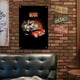 thumbnail image 3 of Placa Metal Vintage ACDC Pintura Hierro Rectangular Arte Pared Del 20x30cm, 3 of 9