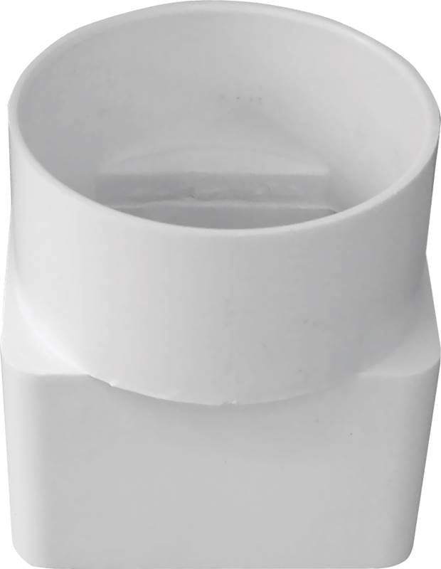 Genova Products S45233 2' X 3' X 3' Styrene Downspout Adapter