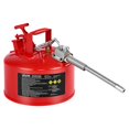 thumbnail image 1 of Contenedor metálico de seguridad VEVOR 9,5 L tipo II rojo con apagallamas, 1 of 9
