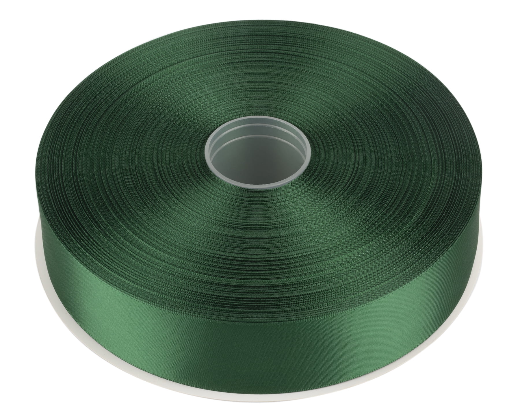 Joycrosso 1 1/2 Inch Forest Green Solid Satin Ribbon, 100 Yards Double Faced Satin for Gift Wrapping Floral Bouquets Wedding Party Decoration