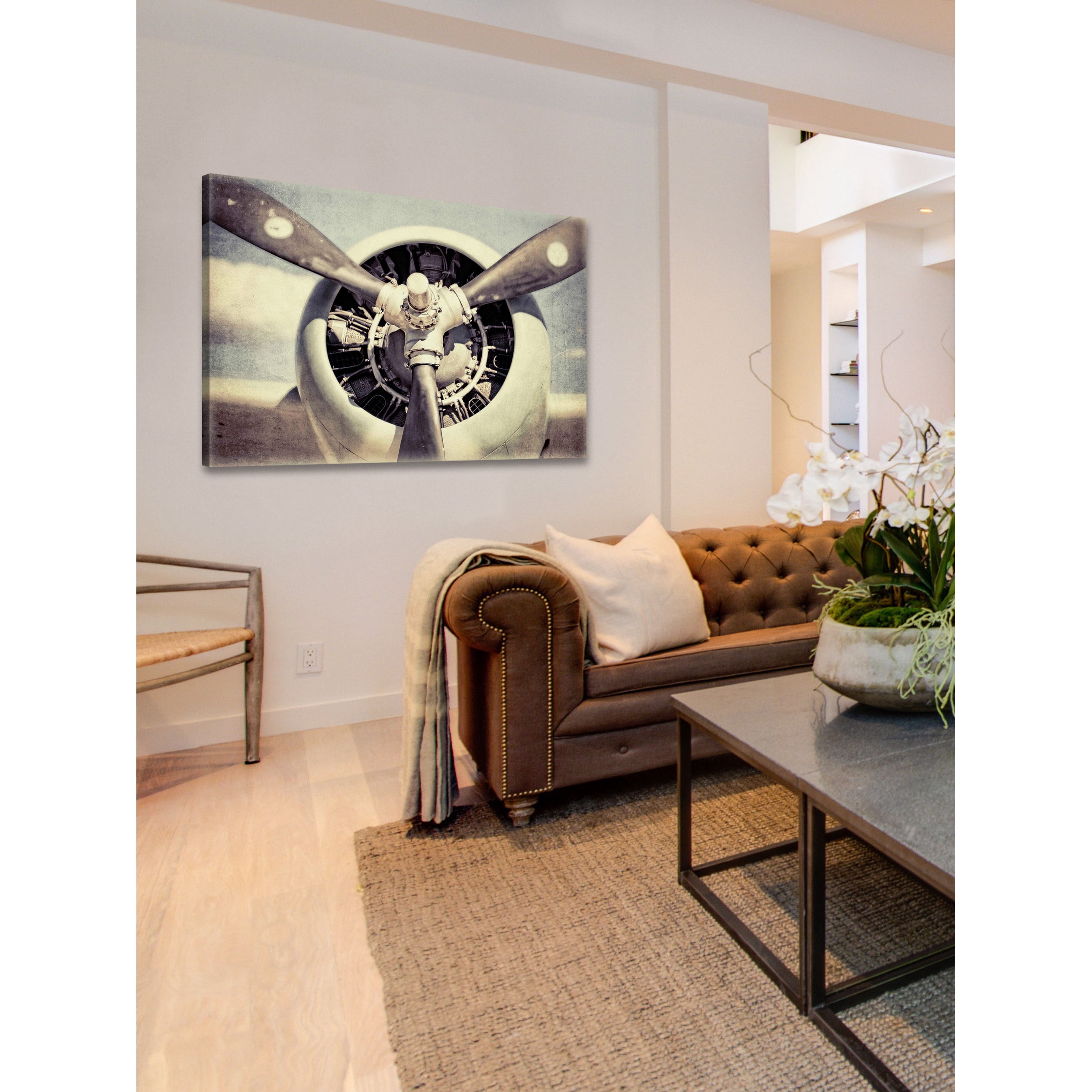 "Altitude 5" Painting Print on Wrapped Canvas