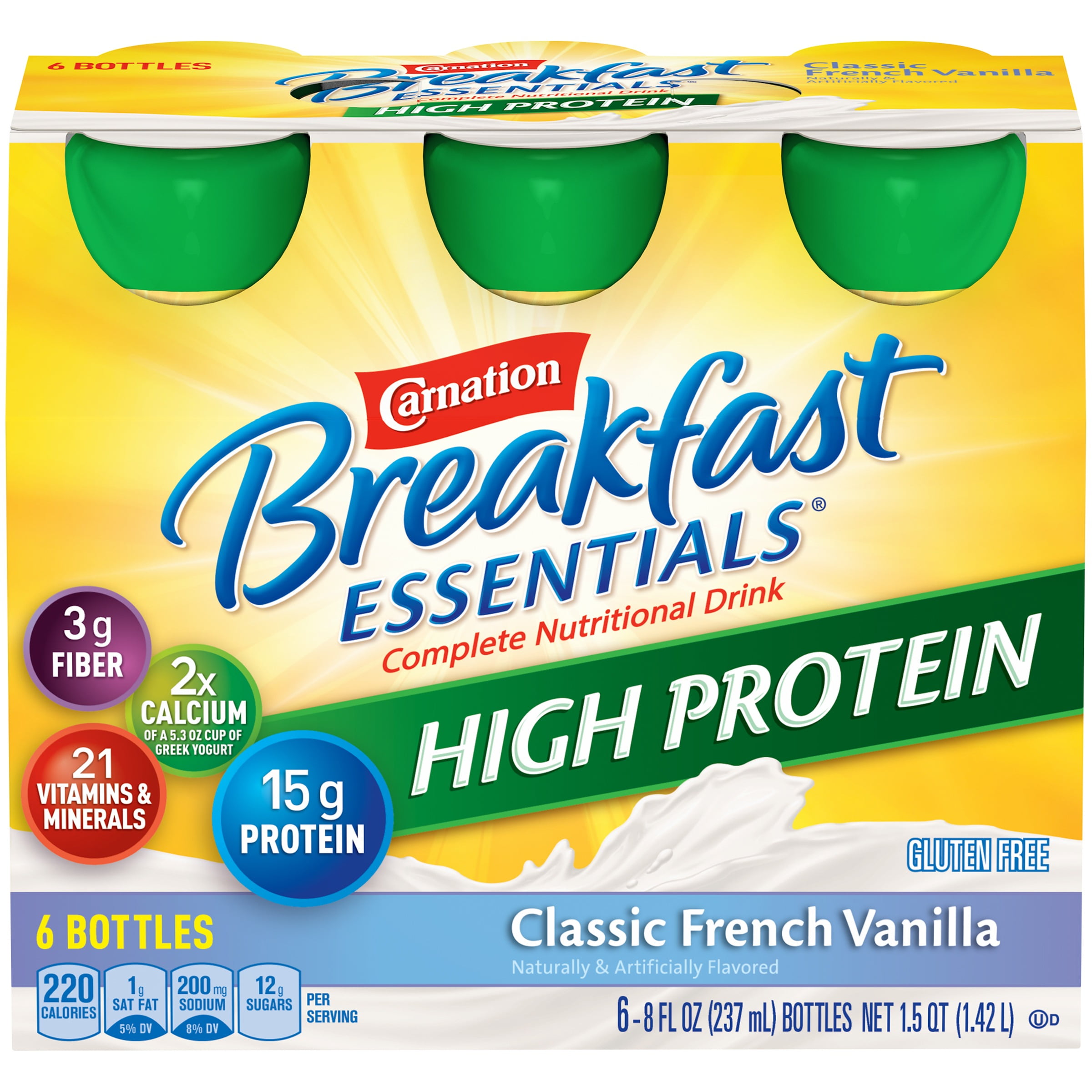 Carnation Breakfast Essentials High Protein Ready to Drink Nutritional