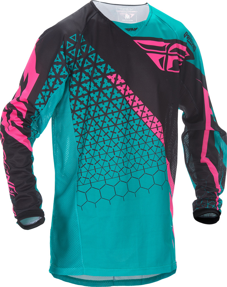 teal and pink jersey