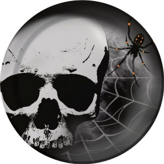 Creative Converting 8 Count Skull Terror Paper Dessert Plates