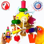 Bonka Bird Toys 2919 Spider Ball Chew Festival Medium Bird Toy