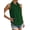 Dark Green, variant on Women'S Satin Sleeveless Blouse Spring Top Casual Office Solid Color Shirt Elegant Feminine Chic White S