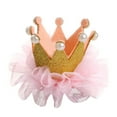 thumbnail image 2 of SPRING PARK Pet Cat Dog Crown Decor Delicate Hat Anti-fall Headgear for Small Animals Puppy Costume Hairpin Decor, 2 of 7