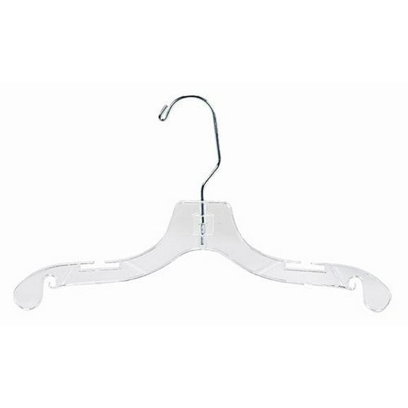 Children's Clear Plastic Dress Hanger - 12"