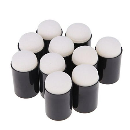 Pixiss 10 Finger Sponge Daubers Set for Painting Drawing Ink Crafts Chalk