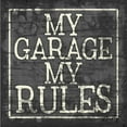 thumbnail image 3 of Michelle, Misty 15x15 Black Modern Framed Museum Art Print Titled - My Garage, My Rules, 3 of 5