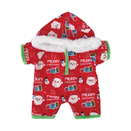 Holiday Hoodie Red Fleece Outfit 14-18 Inch Plush Toy Clothing Winter Apparel