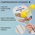 thumbnail image 2 of Pickleball Paddles Set Of 2, Fiberglass Surface, USA, Independence Day Print, 4 Balls & Bag, 2 of 5