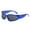 Blue, variant on Siminsem Petite Frame Sunglasses for Women, European American Style Mini Sun Glasses, UV Protection Compact Shades for Daily Wear, Yellow, One Size