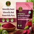 thumbnail image 3 of Spice Magic Organic Beet Root Powder 8 oz (226 g) | Beetroot, Pomegranate & Red Spinach Powder Blend | Lab Tested | Smoothies, Juices & Recipes, 3 of 9