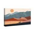 thumbnail image 3 of Journey Through Sandy Hills Nature and Landscape Wall Art Print Yellow 36x24, 3 of 5
