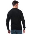 thumbnail image 2 of Men's Luke 1977 Gerrard 3 Crew Neck Knitted Jumper in Black, 2 of 5